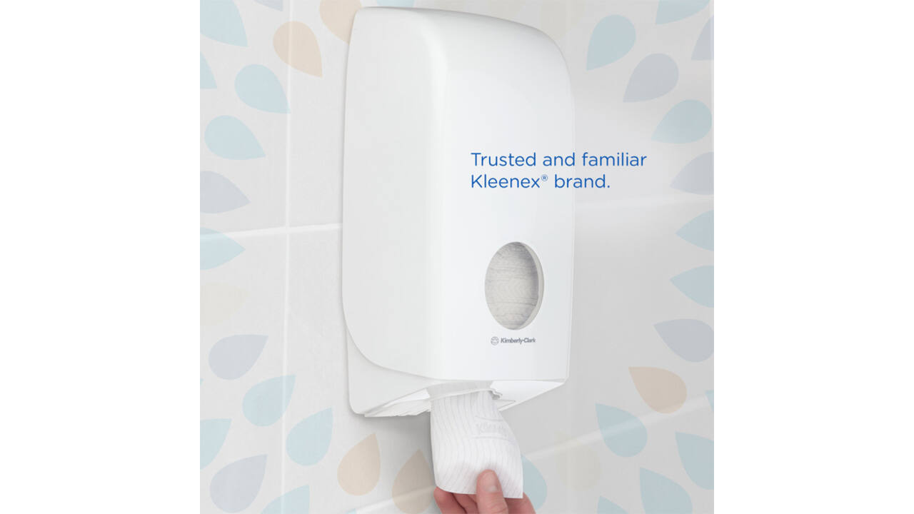Toiletpapier Kleenex gevouwen tissues 2 laags 36x200stuks wit 8408