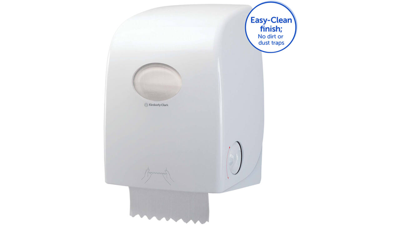 Handdoekroldispenser Aquarius wit 6959