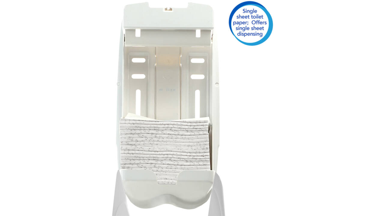 Toiletpapier Scott gevouwen tissue 2-laags 36x250stuks wit 8508