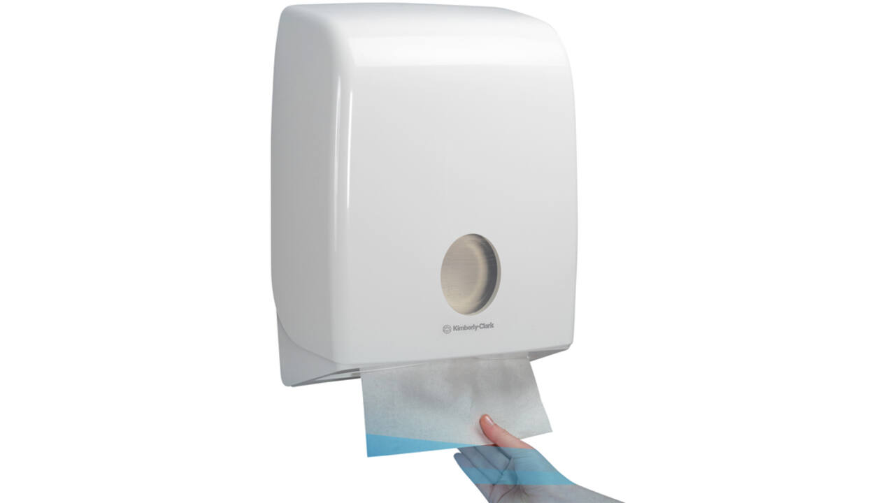 Handdoek Scott Essential i-vouw 1-laags 200x318mm 15x240 vel wit 6669