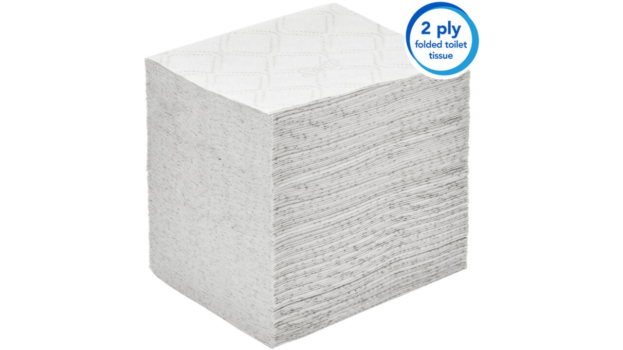 Toiletpapier Scott Control gevouwen 2-laags 36x220vel wit 8509