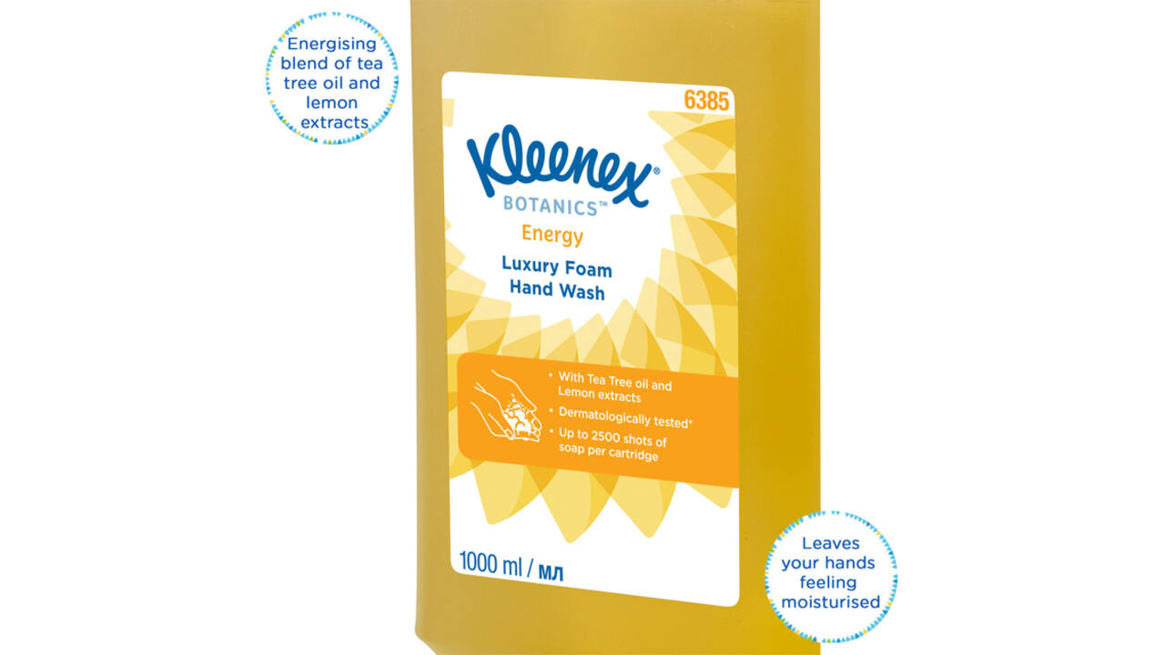 Handzeep Kleenex Botanics Energy schuim luxe 1000ml 6385