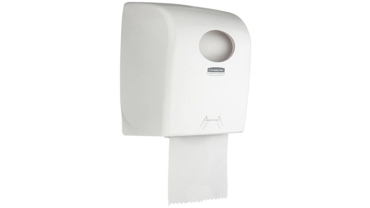 Handdoekroldispenser Aquarius wit 7375
