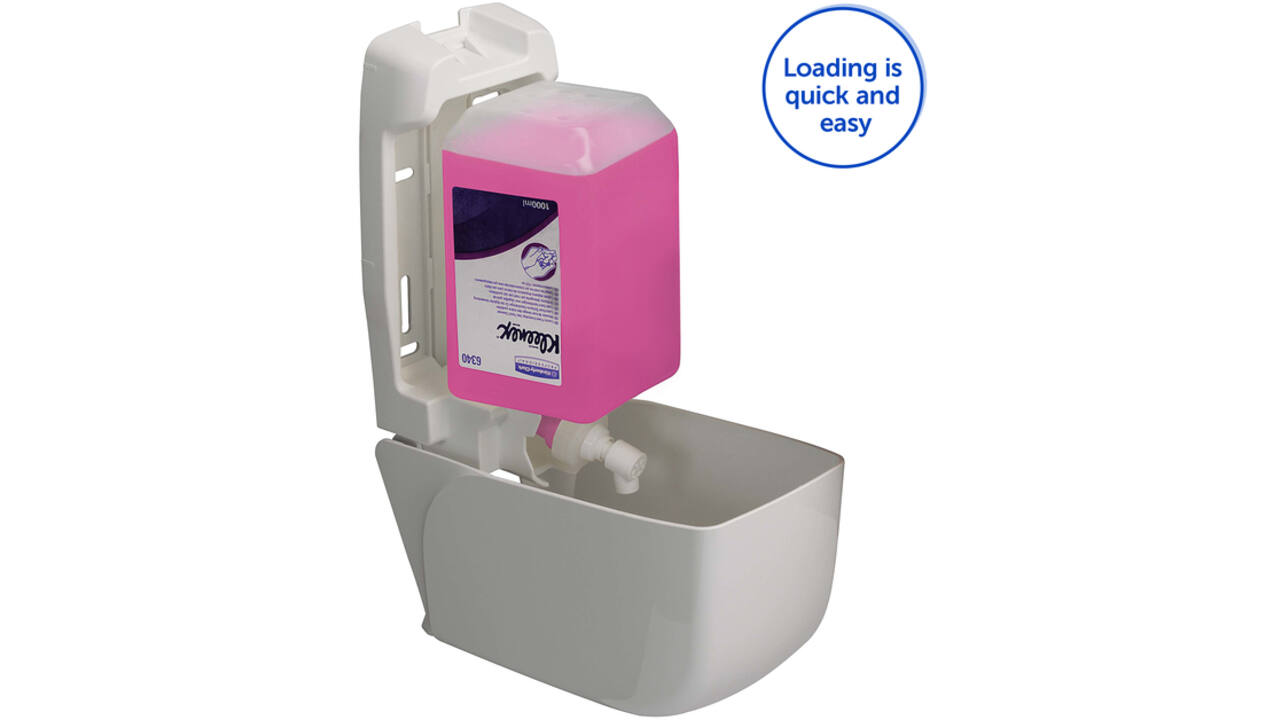 Handzeepdispenser Aquarius 1 liter wit 6948