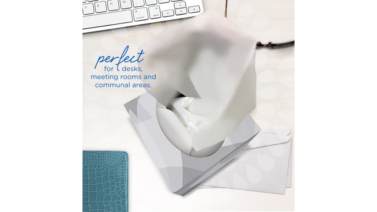 Facial tissues Kleenex 2-laags kubus 12x88stuks wit 8834