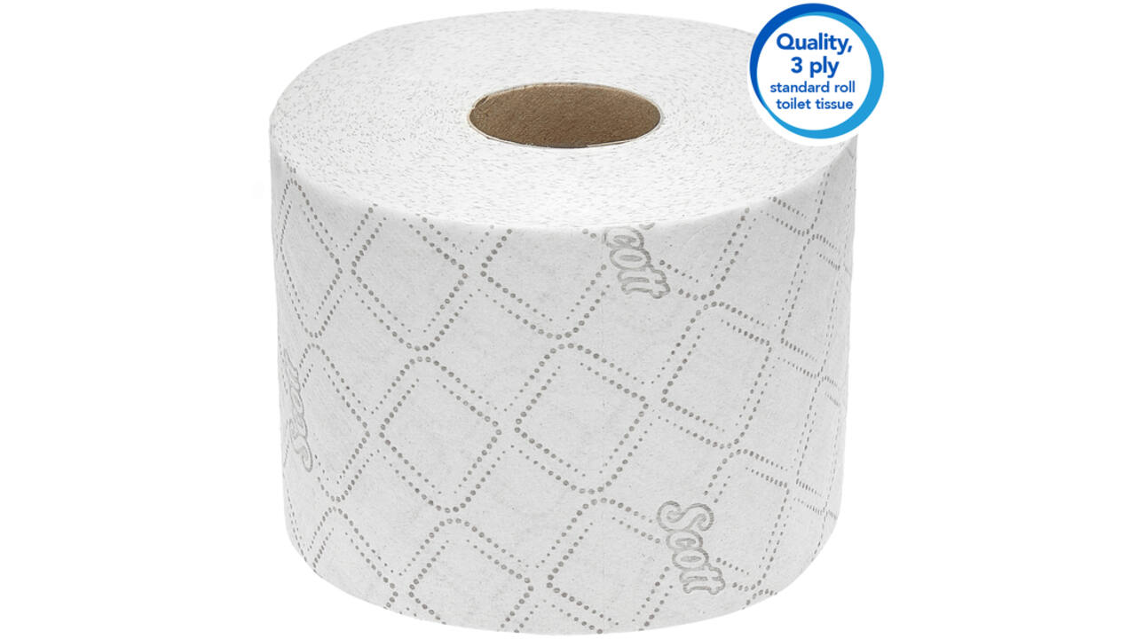 Toiletpapier Scott Control 3-laags 350vel wit 8518