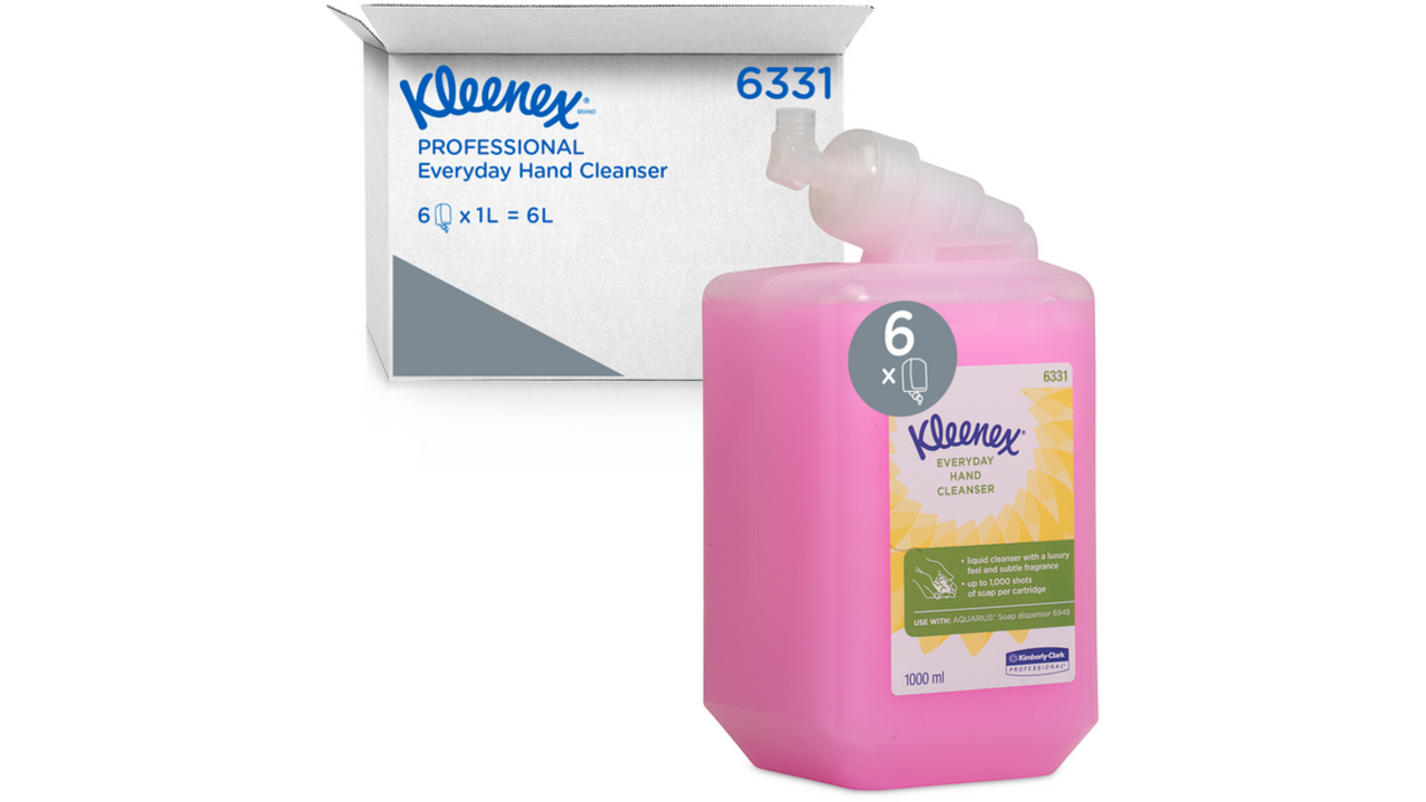 Handzeep Kleenex dagelijk gebruik roze 1000ml 6331