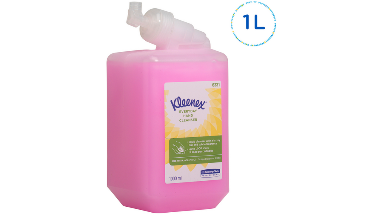 Handzeep Kleenex dagelijk gebruik roze 1000ml 6331