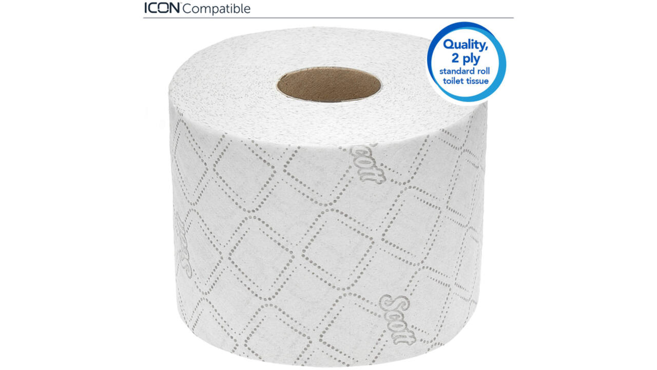 Toiletpapier Scott Essential 2-laags 600vel wit 8517