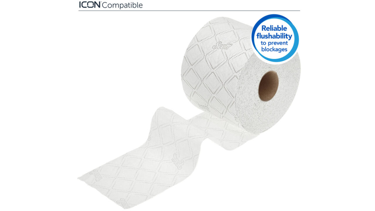 Toiletpapier Scott Essential 2-laags 600vel wit 8517