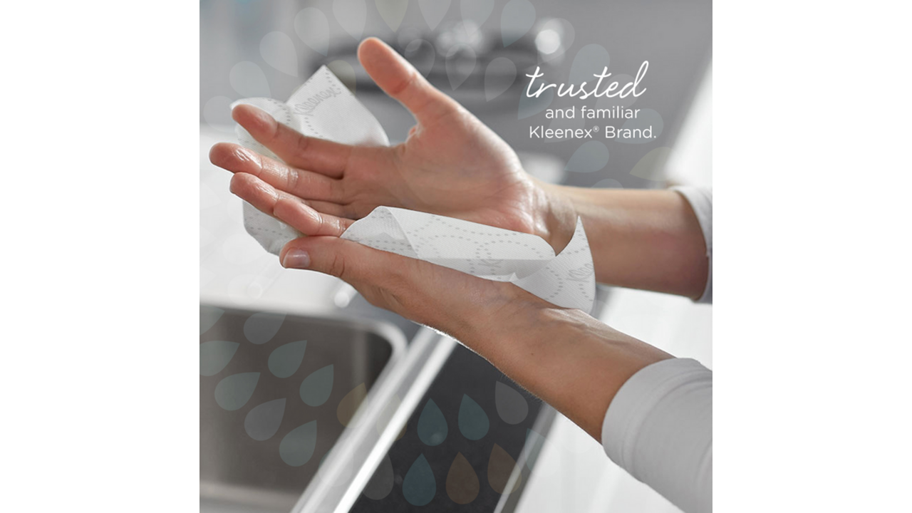 Handdoek Kleenex Ultra i-vouw 3-laags 21,5x31,8cm wit 15x96stuks 6710