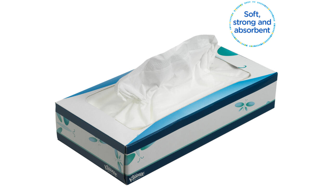 Facial tissues Kleenex 3-laags standaard 12x72stuks wit 8824