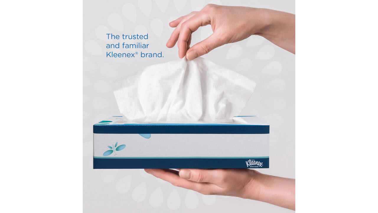 Facial tissues Kleenex 3-laags standaard 12x72stuks wit 8824