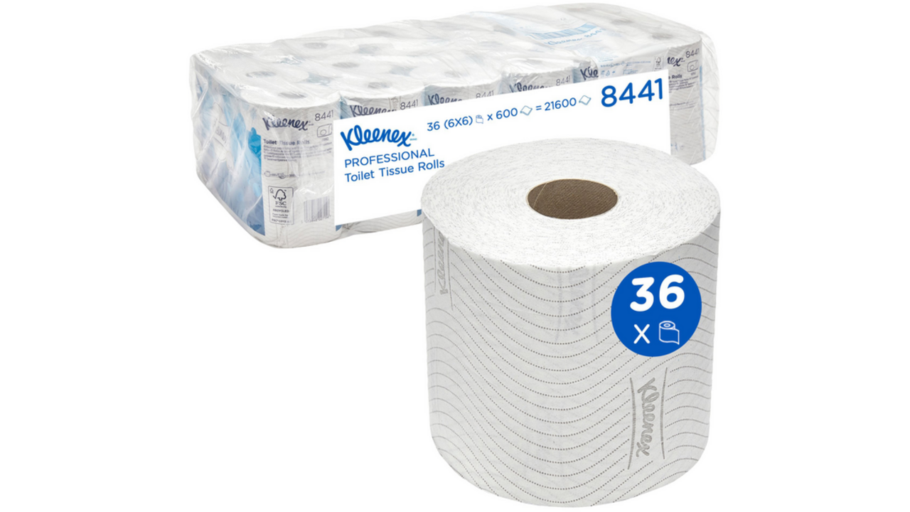 Toiletpapier Kleenex 2-laags 600vel wit 8441