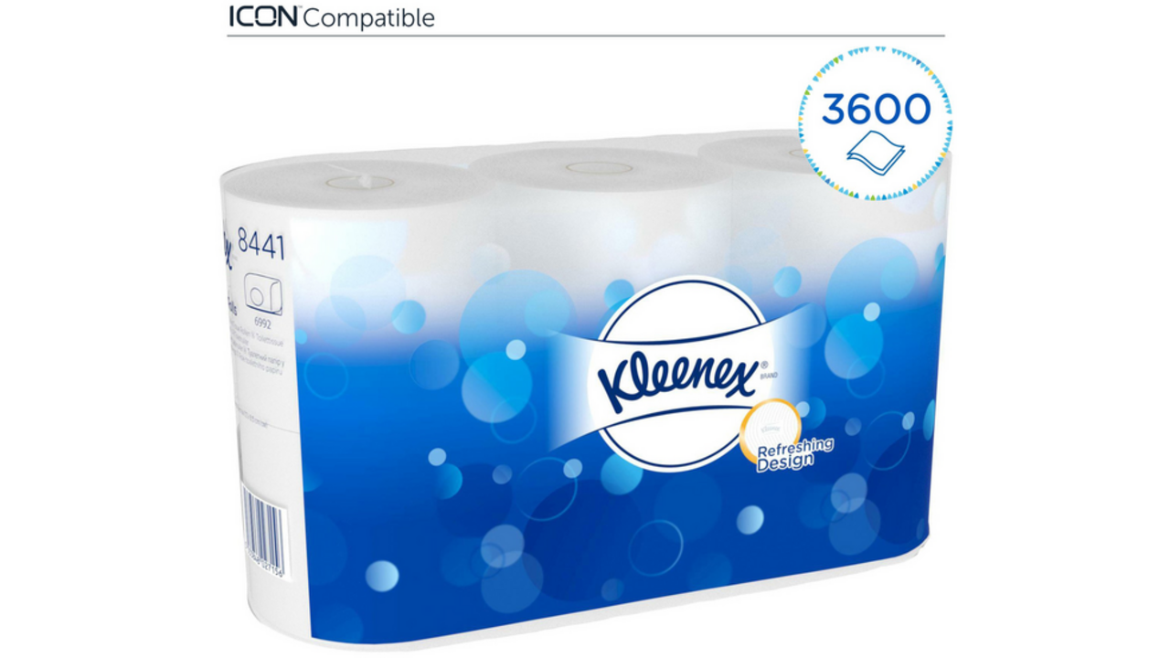 Toiletpapier Kleenex 2-laags 600vel wit 8441