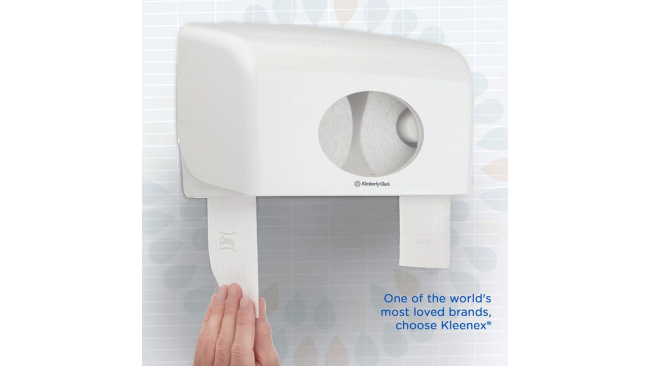 Toiletpapier Kleenex 2-laags 600vel wit 8441
