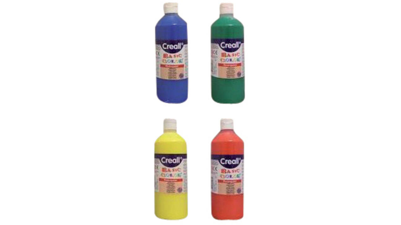 Plakkaatverf Creall basic donkerrood 500ml