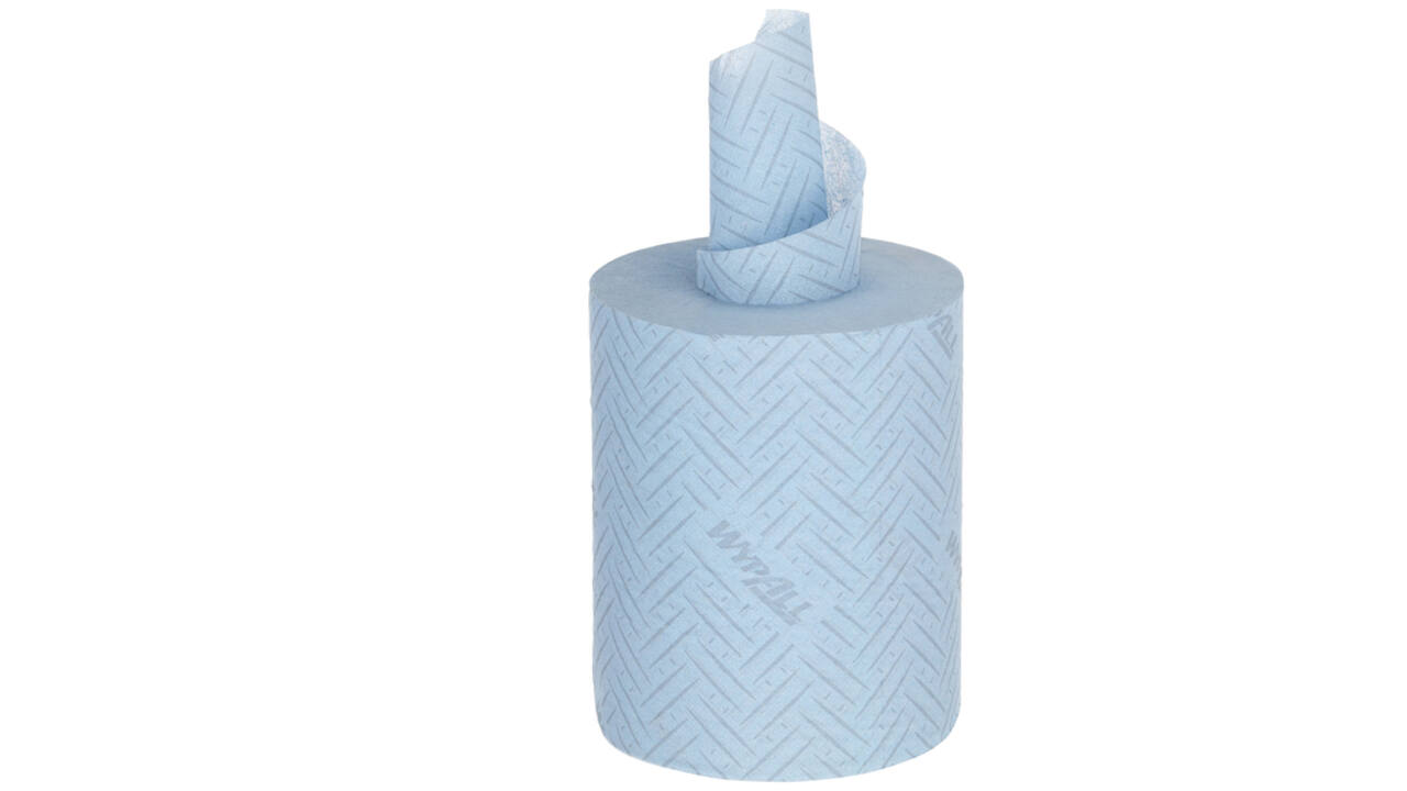 Poetspapier WypAll L10 GeneralClean 1-laags 280 vel blauw 6220