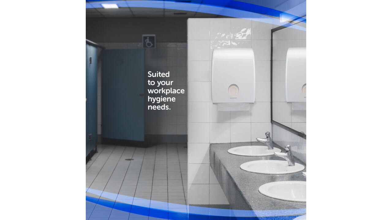 Handdoekdispenser Aquarius voor i-vouw wit 6945