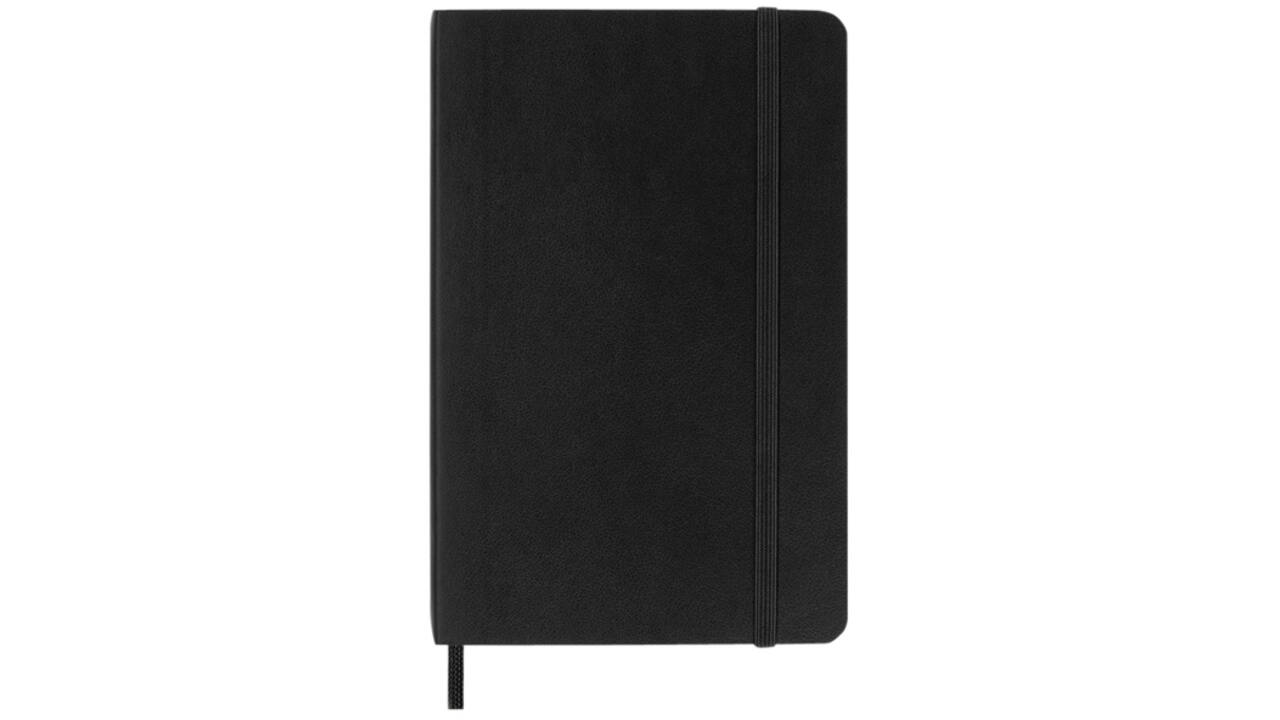 Notitieboek Moleskine pocket 90x140mm dots soft cover zwart