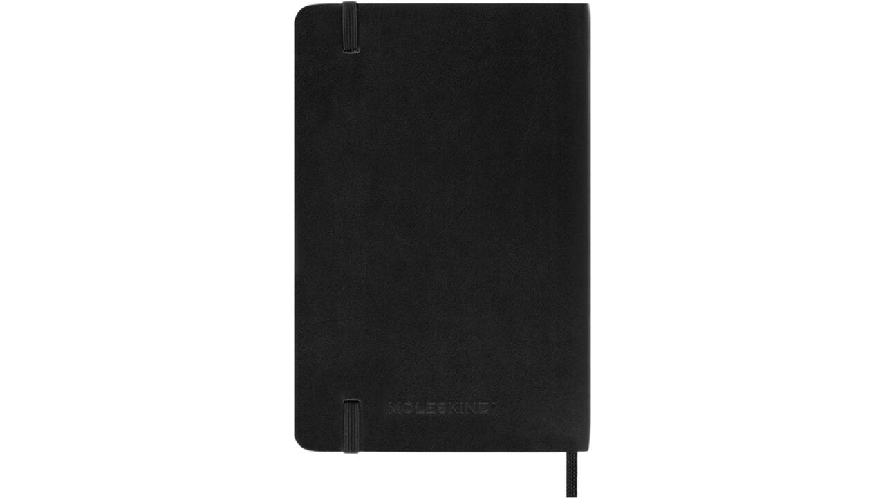 Notitieboek Moleskine pocket 90x140mm dots soft cover zwart