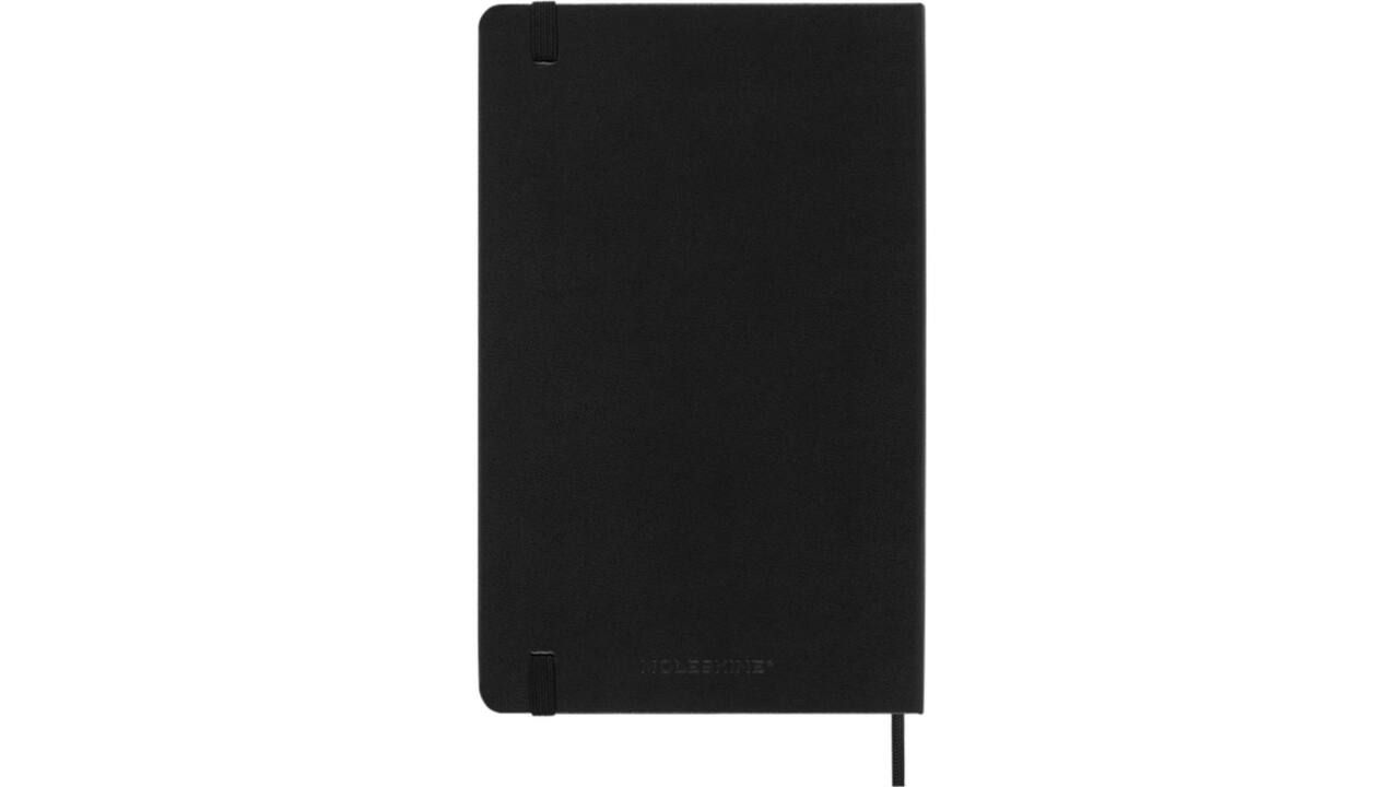 Notitieboek Moleskine large 130x210mm dots hard cover zwart