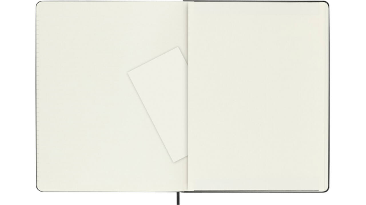 Notitieboek Moleskine XL 190x250mm lijn hard cover zwart