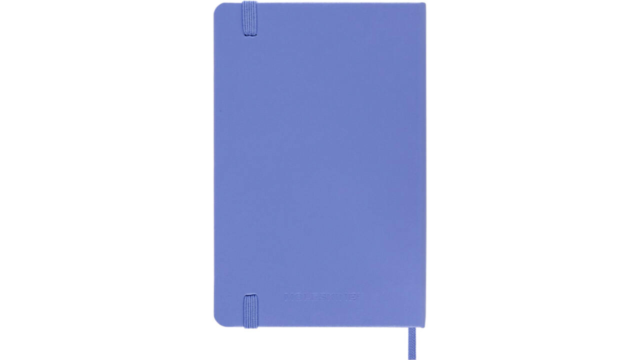 Notitieboek Moleskine pocket 90x140mm lijn hard cover hydrangea blue