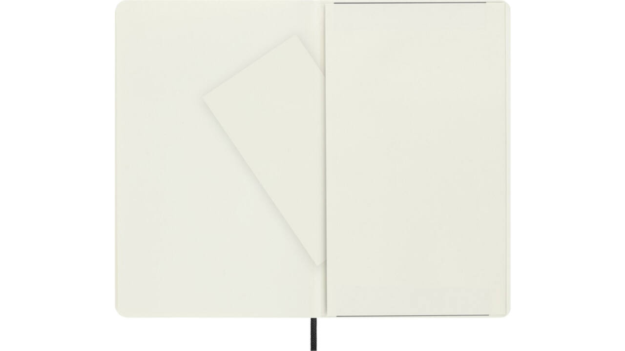 Notitieboek Moleskine large 130x210mm ruit 5x5mm soft cover zwart
