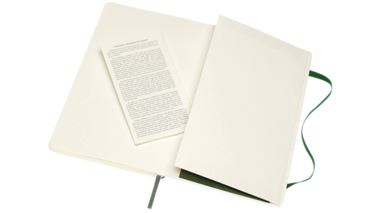 Notitieboek Moleskine large 130x210mm dots soft cover zwart