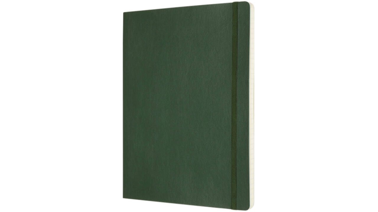 Notitieboek Moleskine XL 190x250mm lijn soft cover myrtle green