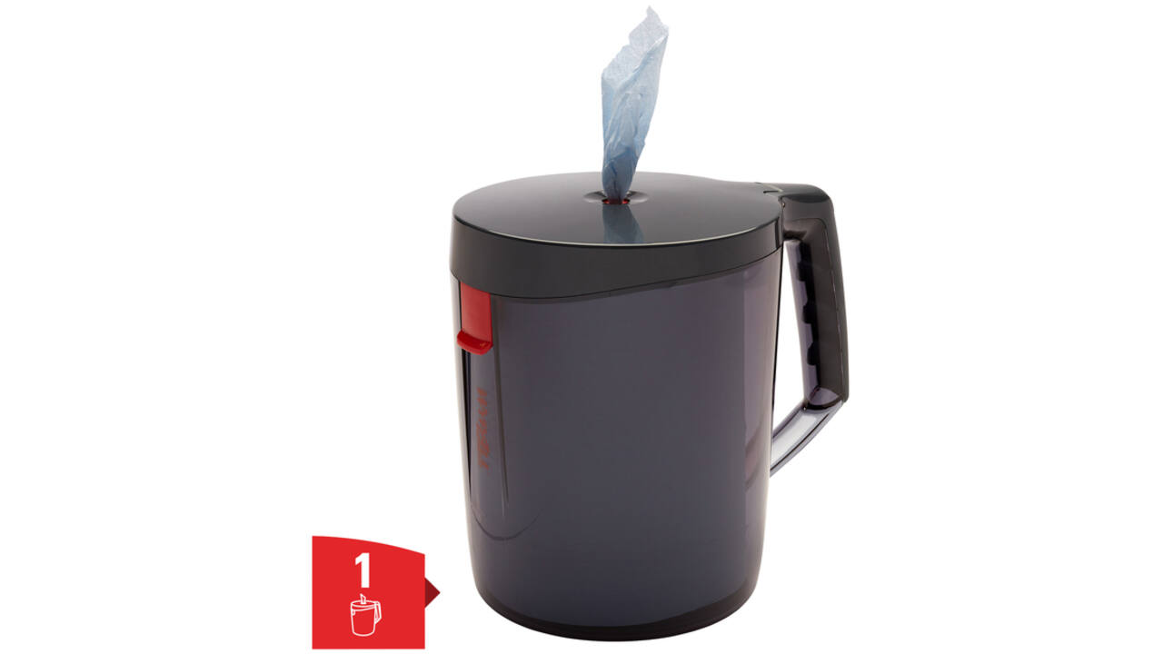 Poetsroldispenser WypAll reach centerfeed zwart 6221