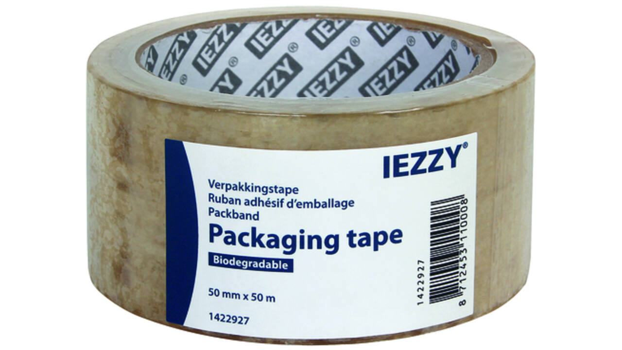 Verpakkingstape IEZZY biodegradable 50mmx50m