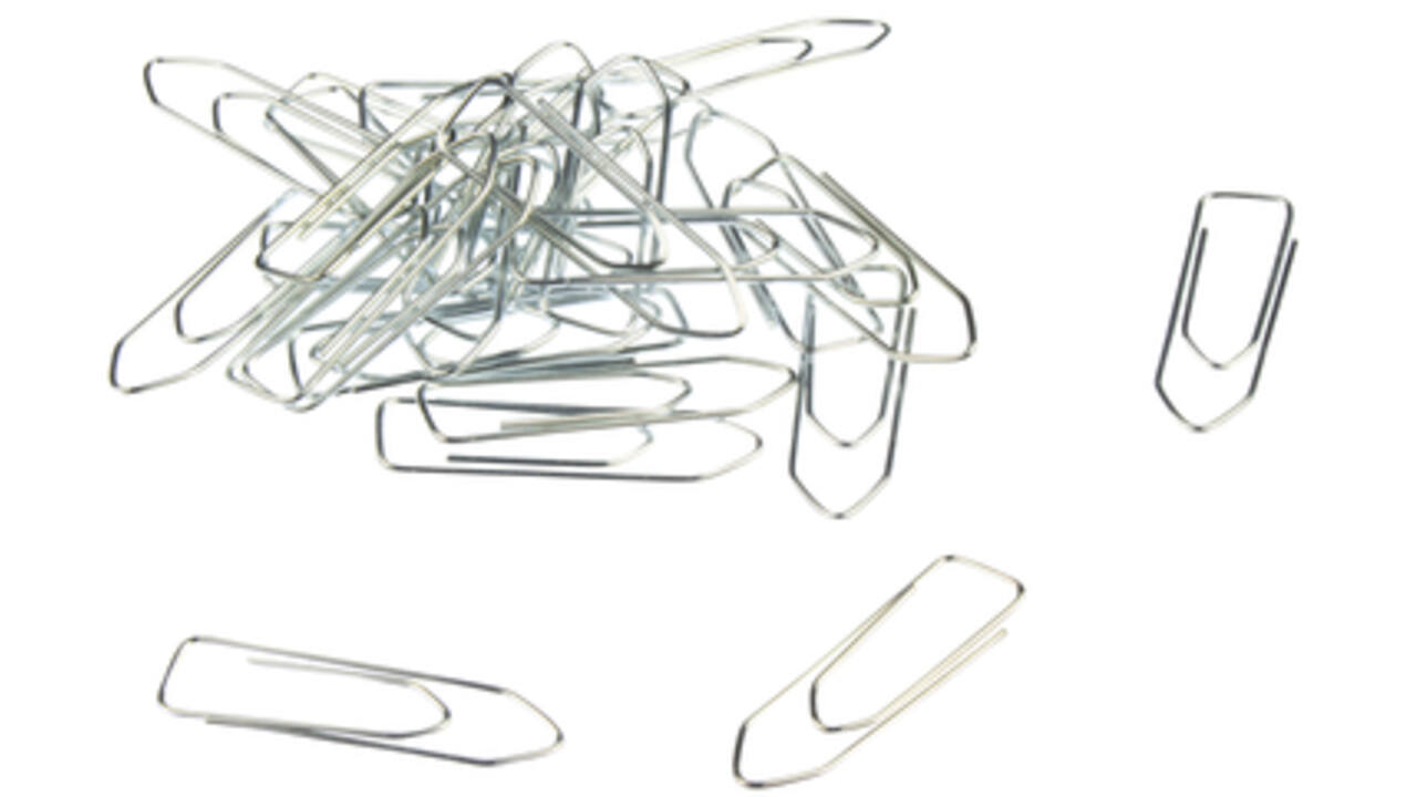 Paperclip Kangaro 32mm hoekig verzinkt doos à 100 stuks