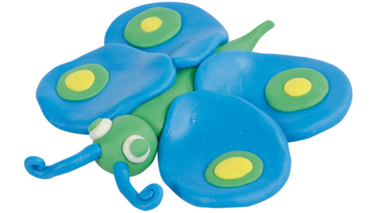 Klei Creall supersoft rood/blauw/groen/geel/wit 450gr