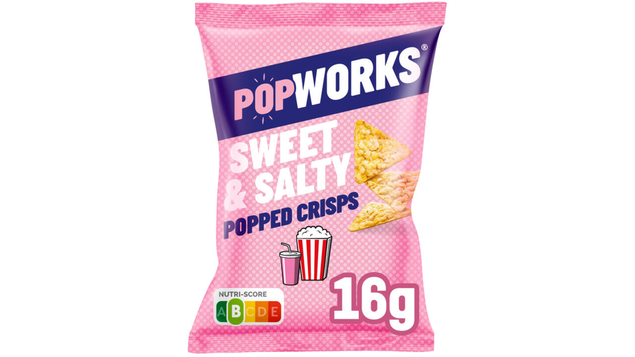 Chips Popworks Sweet Salty 16gr