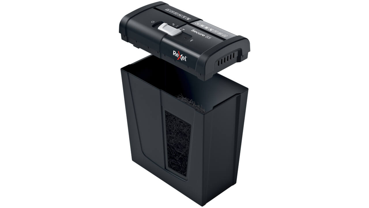 Papiervernietiger Rexel Secure S5 stroken 6mm