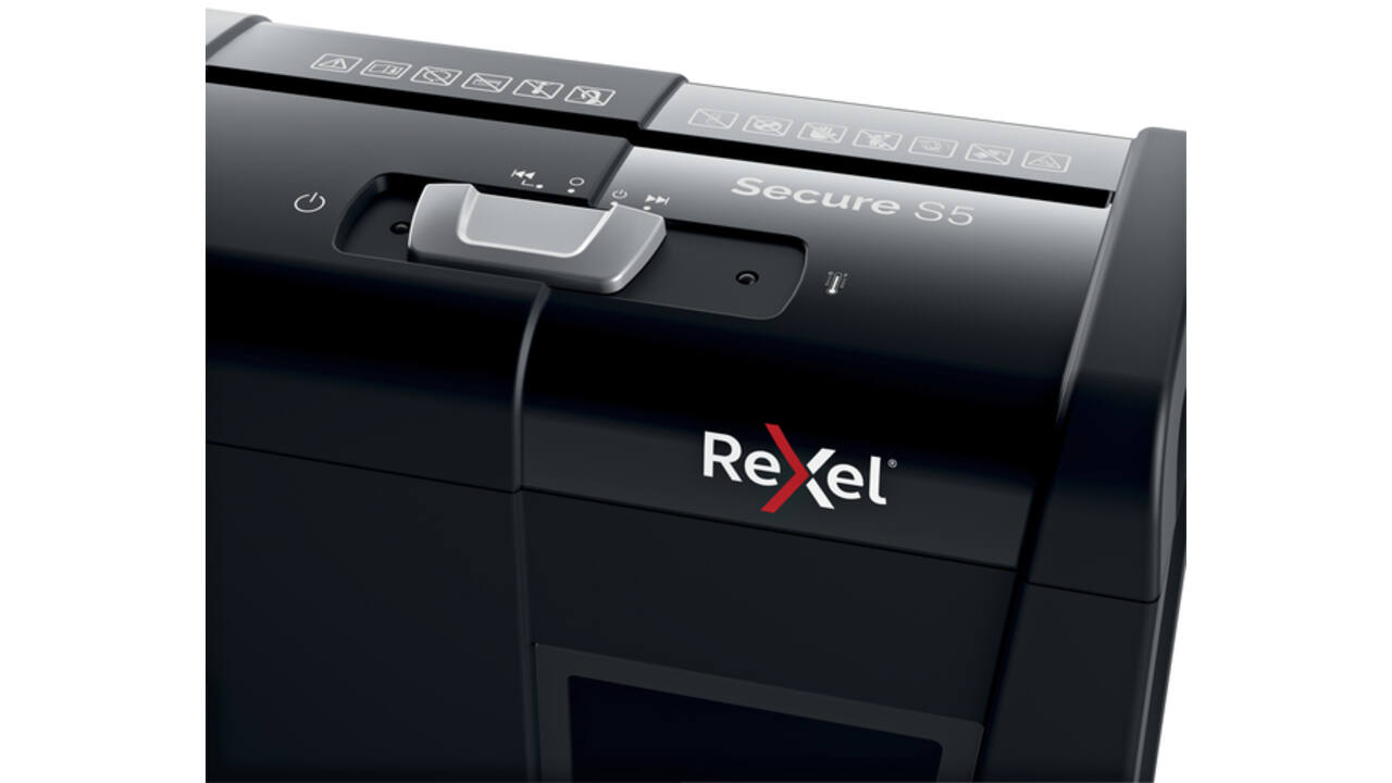 Papiervernietiger Rexel Secure S5 stroken 6mm