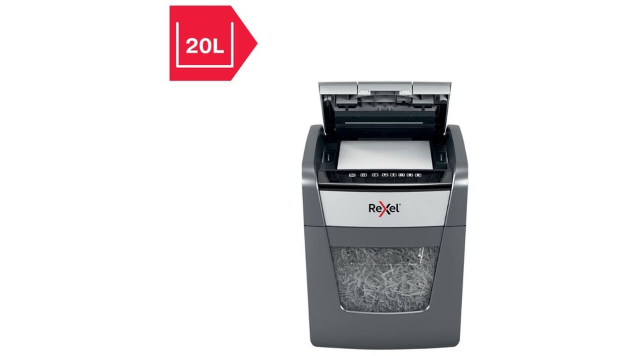 Papiervernietiger Rexel Optimum Auto+ 45X snippers 4x28mm
