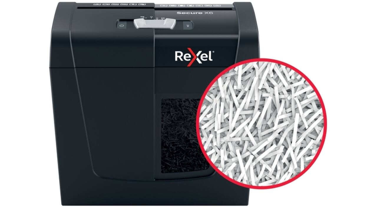 Papiervernietiger Rexel Secure X6 snippers 4x40mm