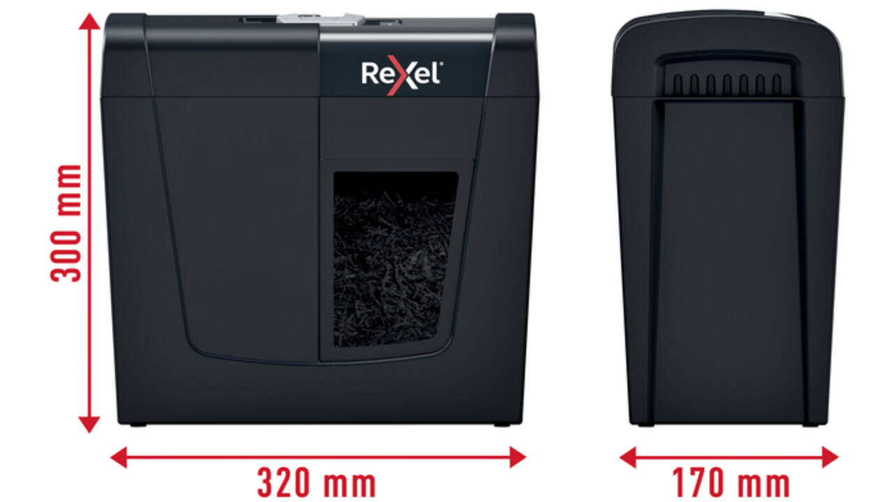Papiervernietiger Rexel Secure X6 snippers 4x40mm