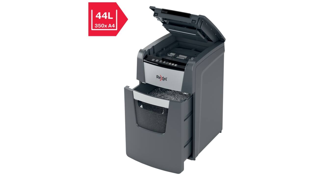 Papiervernietiger Rexel Optimum Auto+ 130X P4 snippers 4x28mm