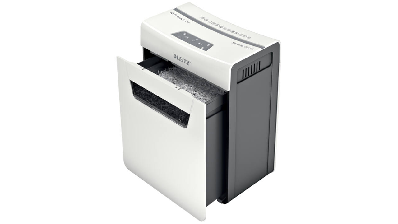 Papiervernietiger Leitz IQ Protect Premium 4M snippers 2x15mm