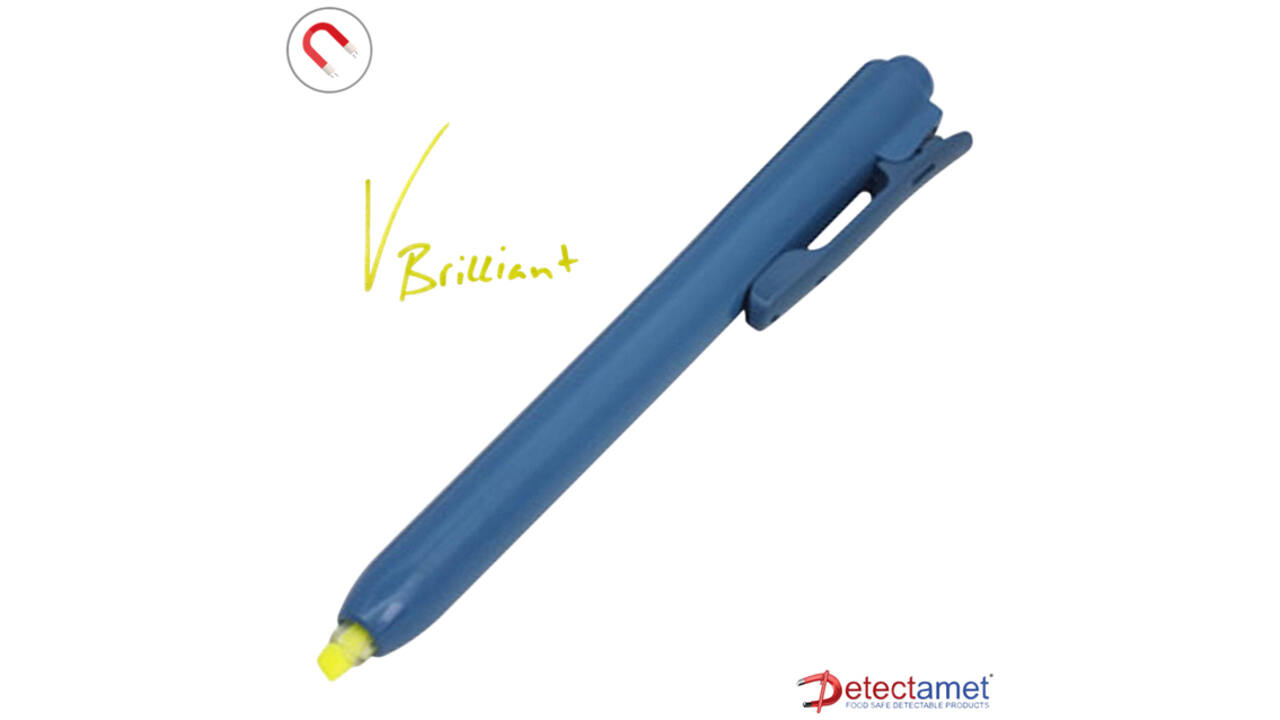 Markeerstift detectie Detectamet inklikbaar geel