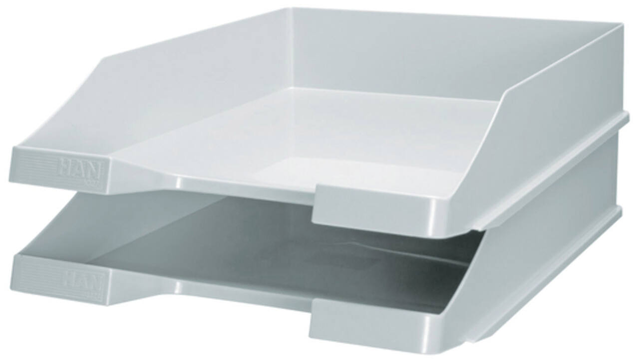Brievenbak Han A4 plastic grijs