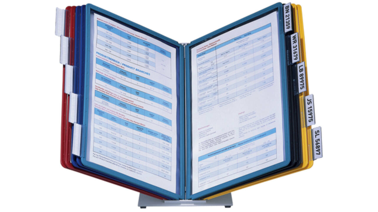 Bureaustandaard Durable Vario met 10-tassen A4 assorti