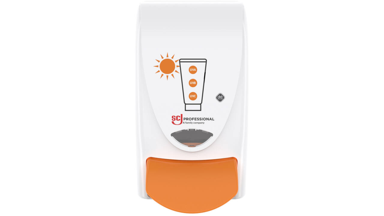 Zonnebranddispenser SCJ Proline Sun Protect 1liter wit