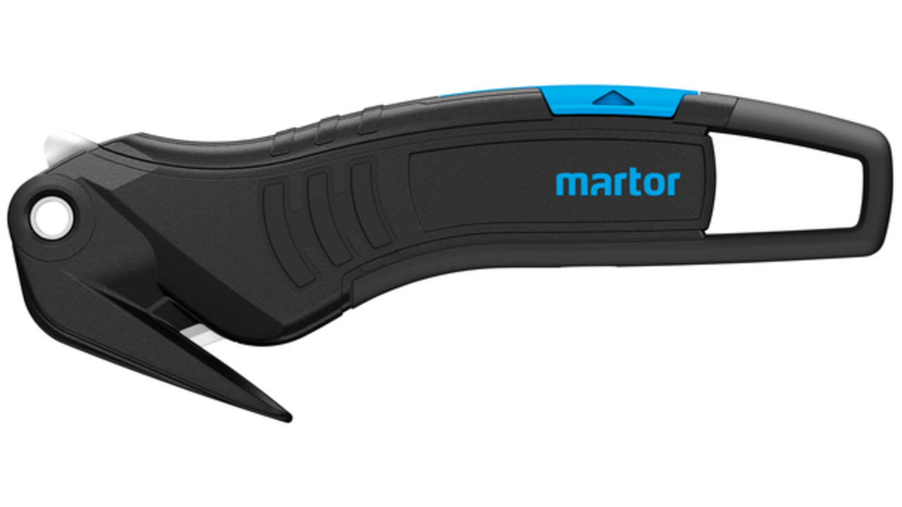 Veiligheidsmes Martor Secumax 320 rechthoekig 4mm zwart