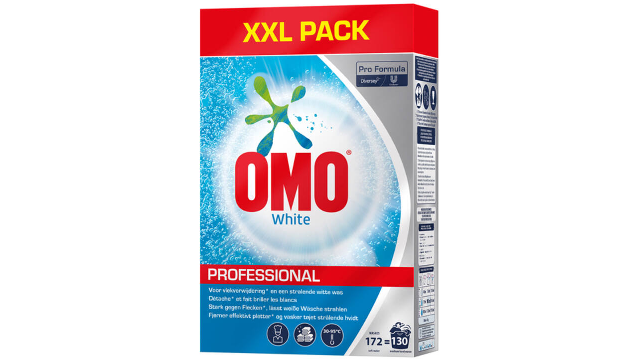 Wasmiddel Omo Pro Formula poeder wit 8.4kg 130 scoops