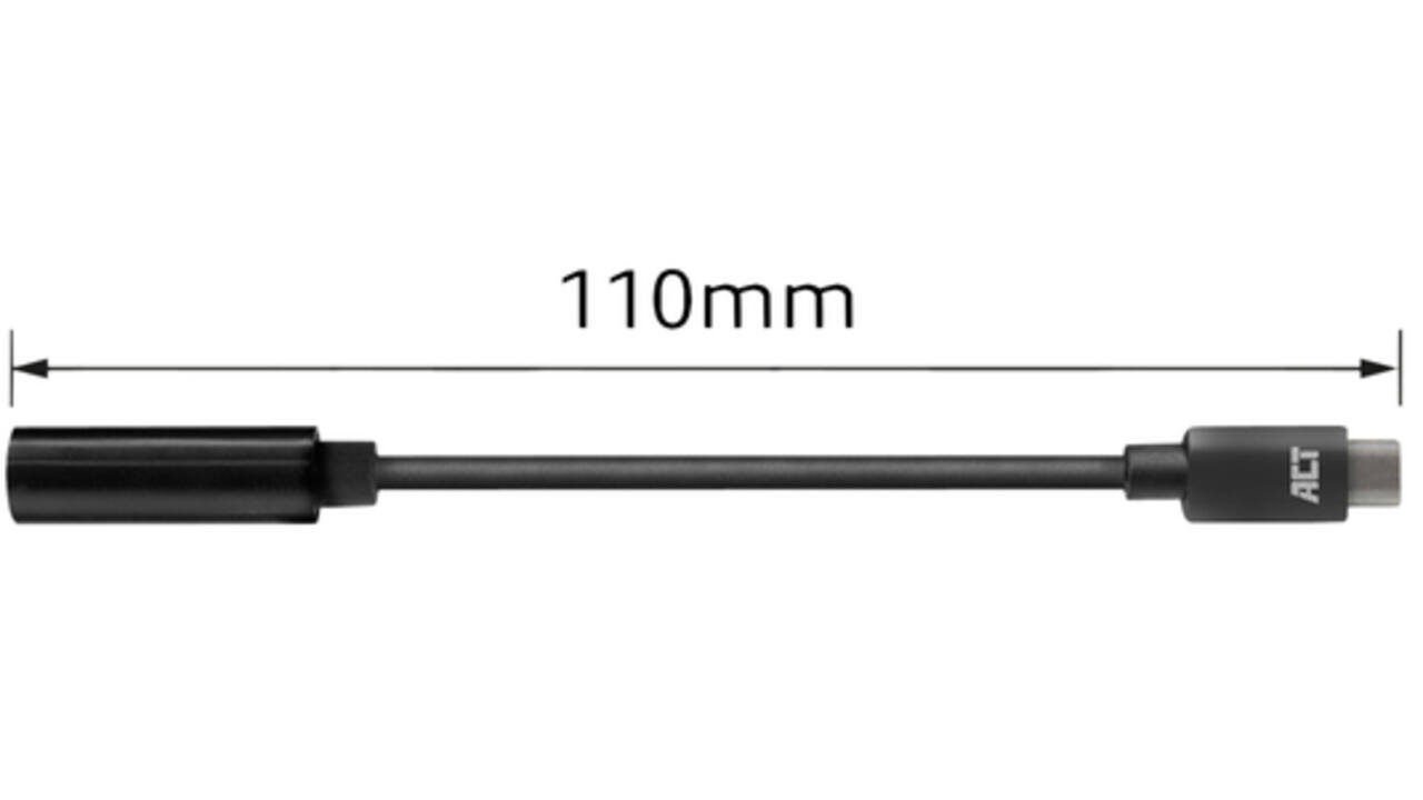 Adapter ACT USB-C naar 3.5mm audio jack